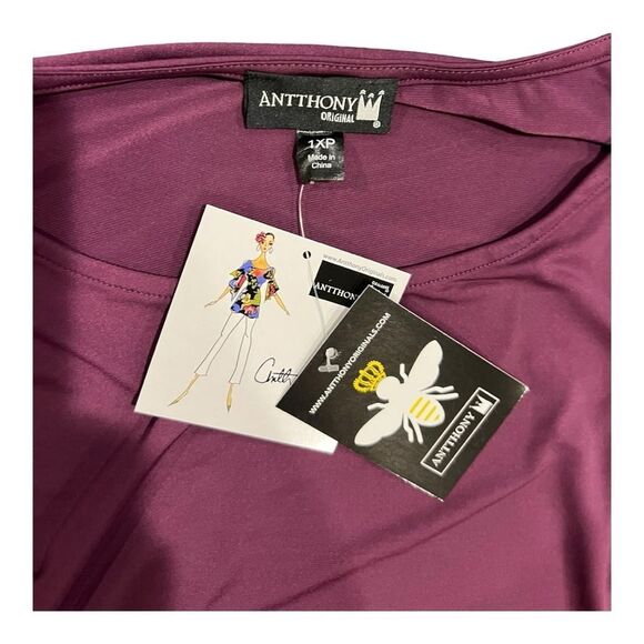 NWT Anthony 2-piece Mesh Knit Pant Set - Size 1X Petite - Picture 7 of 13